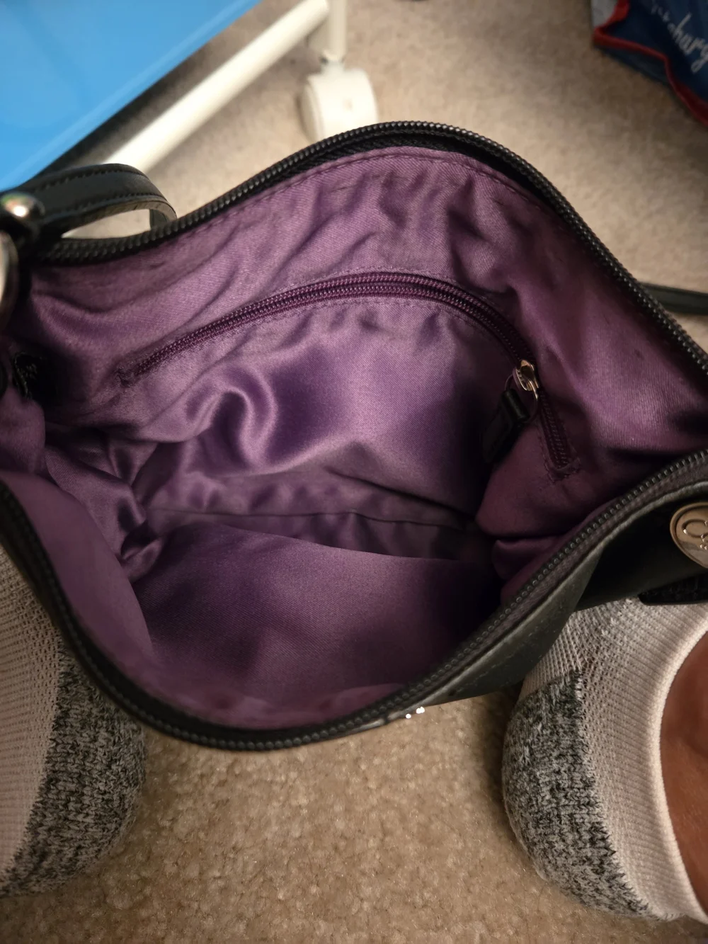 Coach Black Leather Small Crossbody Bag